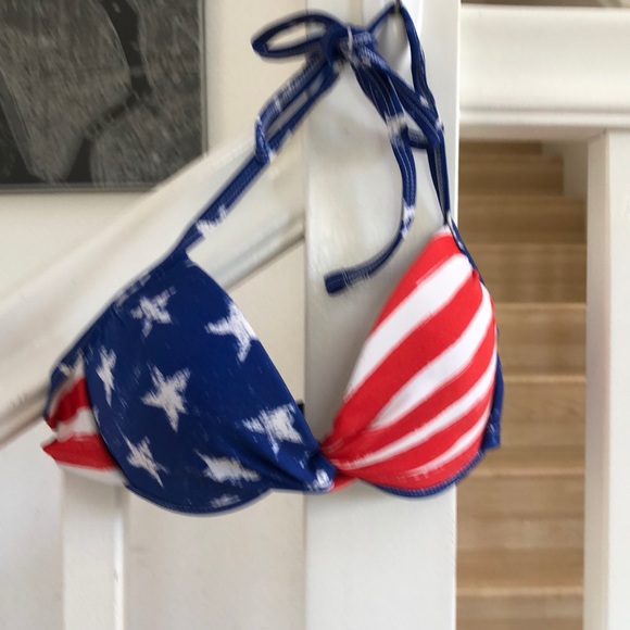 Stars & Stripes Americana push bikini top - Picture 8 of 10